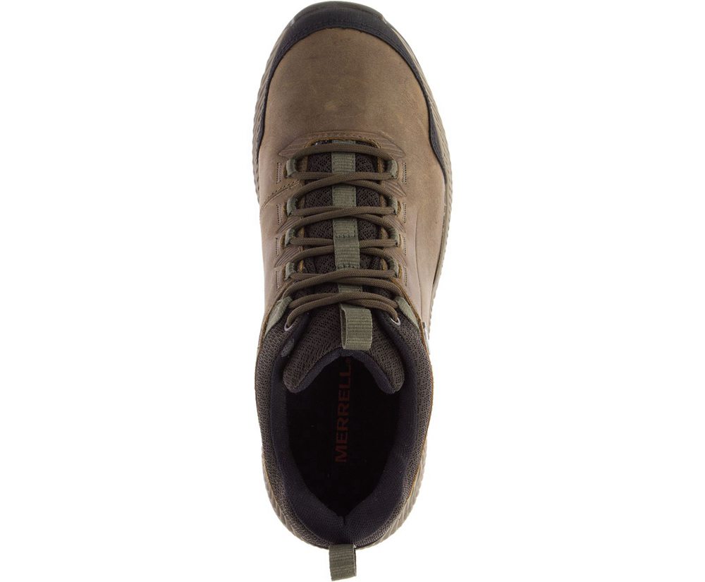 Merrell Hiking Shoes Brown - Forestbound Waterproof - Mens 95GUQRKAV